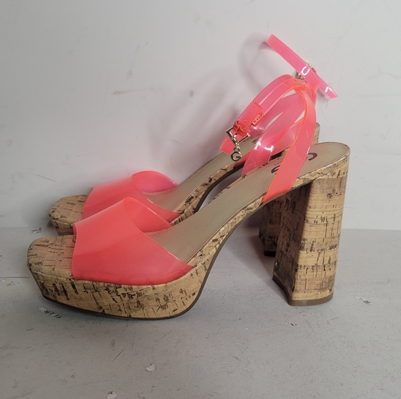 G By Guess Queen Platform Sandal SZ 9.5 - Picture 4 of 8